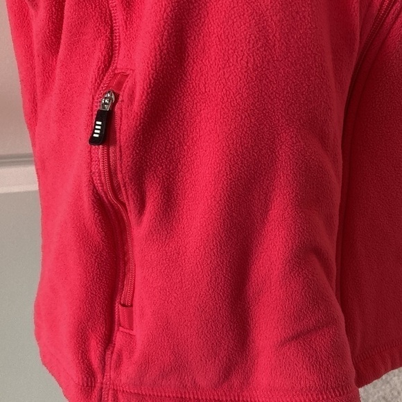 Lands’ End XL 18 20 fleece vest pink pockets - Picture 7 of 15